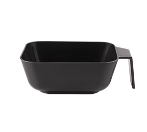 Joiken Rectangle Black Tint Bowl with Handle