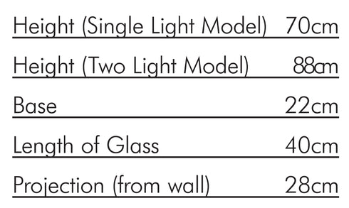 Barber Pole 55 - Single Light