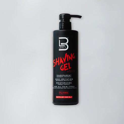 L3VEL3 Transparent Shaving Gel - Flame - 500ml