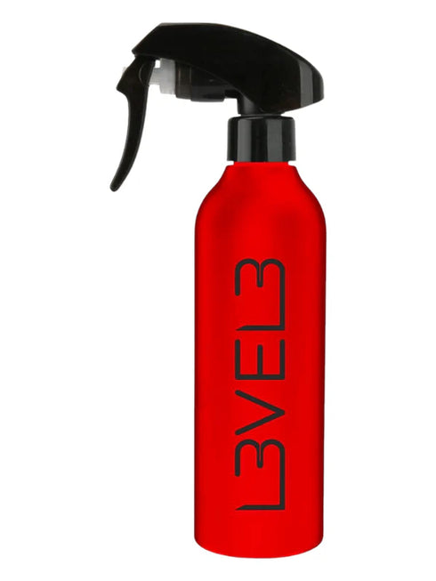 L3VEL3 Rubberized Spray Bottle - Red