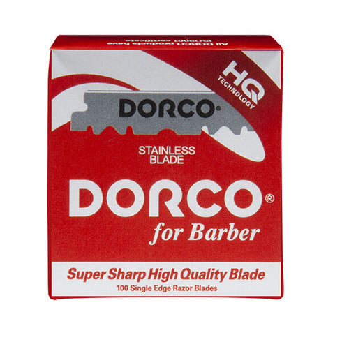 Dorco Stainless Steel Single Edge Blades 100 Box