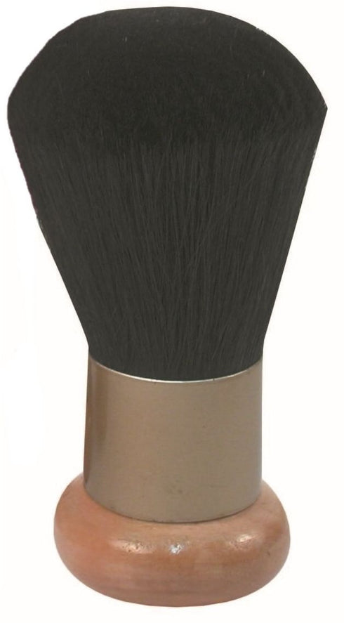 Termix Neck Brush - Silver Handle w Black Bristles