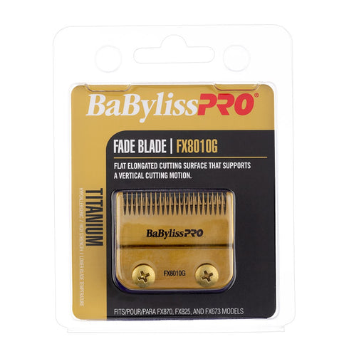 BaBylissPRO Hair Clipper Gold Titanium Blade FX8010G