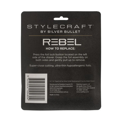 StyleCraft Rebel Shaver Replacement Gold Foil Head