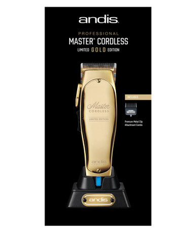 ANDIS Master Cordless Limited Edition Gold Clipper