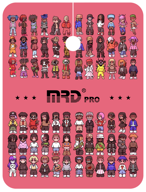 MRD Pro Barber Crew Cape - Pink