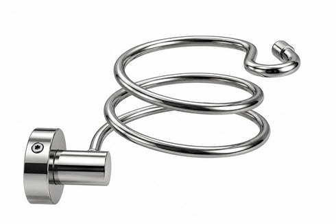 Spiral Hair Dryer Holder - Chrome