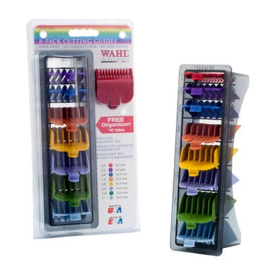 Wahl Clipper Guards Coloured 8 Pack