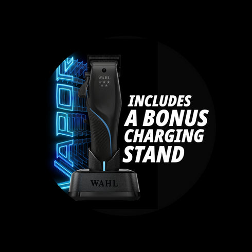 Wahl Professional 5 Star Vapor Cord/Cordless Clipper with Single Power Station Charge Stand