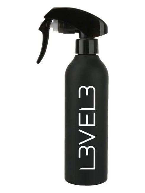 L3VEL3 Rubberized Spray Bottle - Black