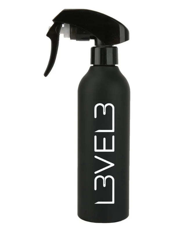 L3VEL3 Rubberized Spray Bottle - Black