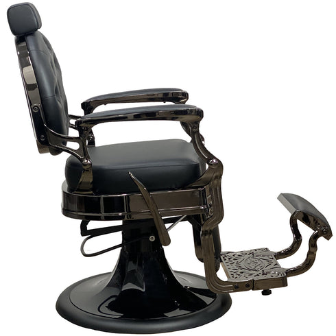 Joiken Miami Barber Chair - Black Upholstery