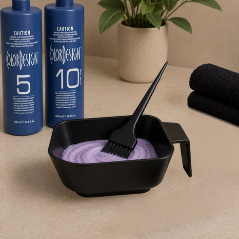 Joiken Rectangle Black Tint Bowl with Handle
