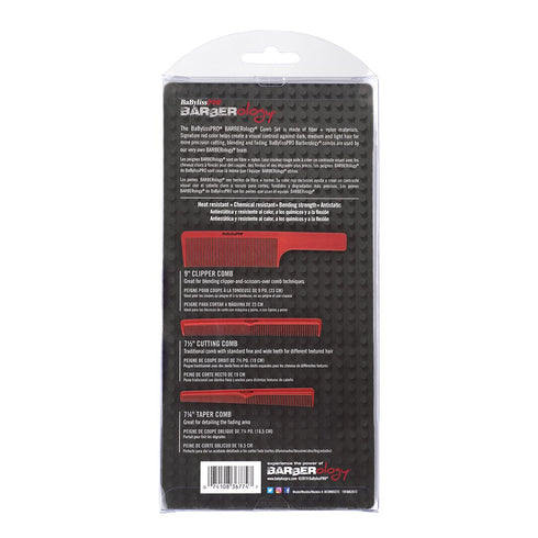 BaBylissPRO Barberology Barbers Comb Set