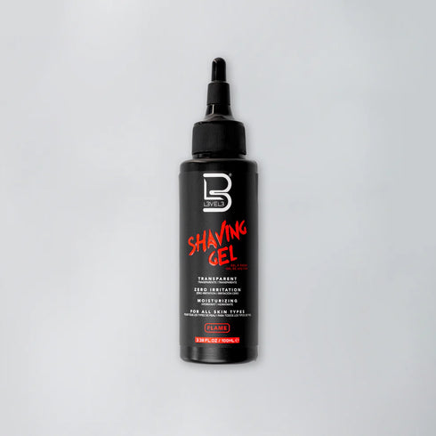 L3VEL3 Transparent Shaving Gel - Flame - 100ml