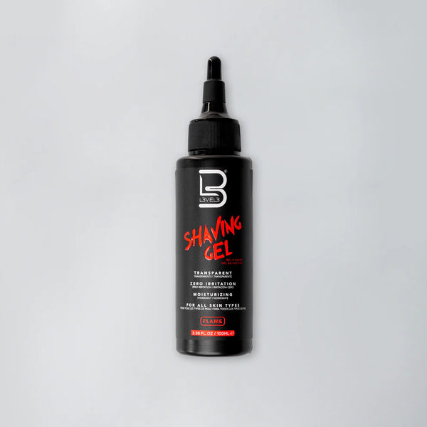 L3VEL3 Transparent Shaving Gel - Flame - 100ml