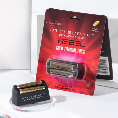 StyleCraft Rebel Shaver Replacement Gold Foil Head