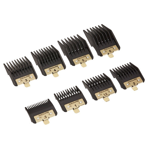 BaBylissPRO Barberology Clipper Comb Attachements - 8pc