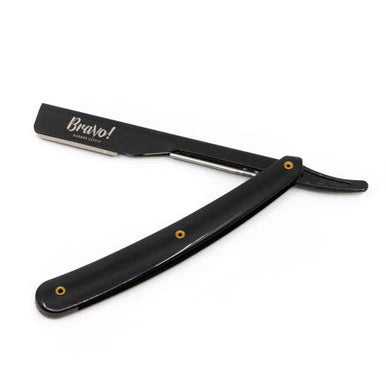 Black Exposed Cut Throat Razor