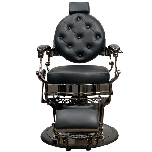 Joiken Miami Barber Chair - Black Upholstery