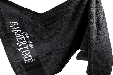 BarberTime Black Barber Towel