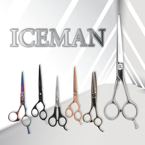 Iceman Kansai 5.5" Left Handed Scissor & Thinner Set
