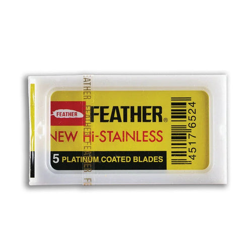 Feather Razor Blades Hi-stainless Double Edge 100pcs