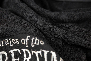 BarberTime Black Barber Towel