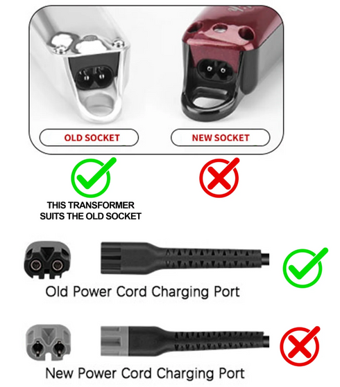 Wahl Clipper Charger Transformer 5v - Cordless - Old Plug