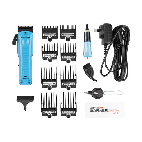 BaBylissPRO LoPRO FX Cordless Clipper - Limited Edition Influencer Collection - Nicole Renae Blue