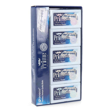 Dorco Prime Double Edge Razor Blades - 100ct