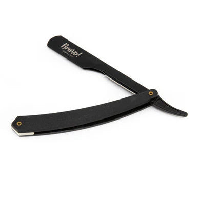 Black Cut Throat Razor