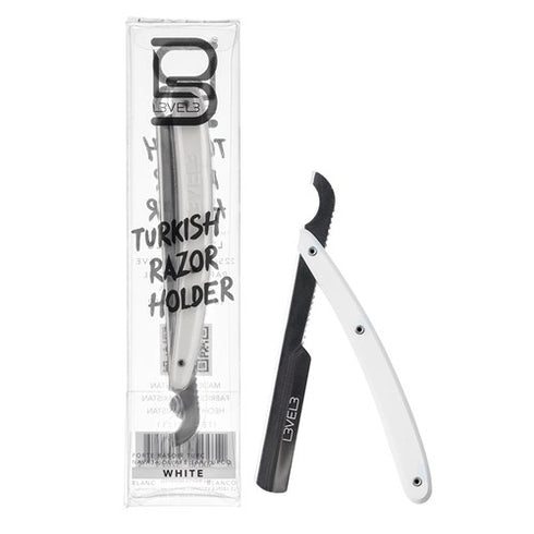 L3VEL3 Turkish Razor Holder - White