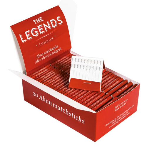 The legends London Alum Matchsticks After Shave Astringent Styptic - 50 Pack