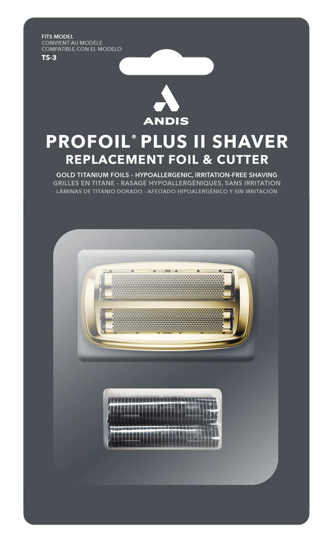 Andis TS3 ProFoil Plus II Shaver - Replacement Foil & Cutter (Gold)