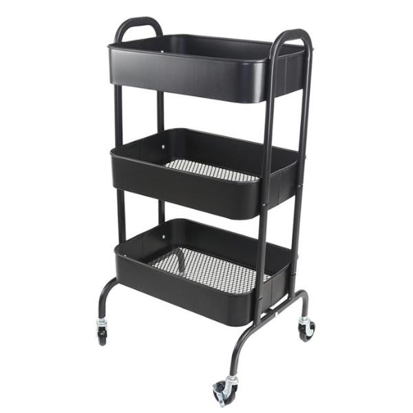Joiken Cupid Black Hairdressing Beauty Trolley
