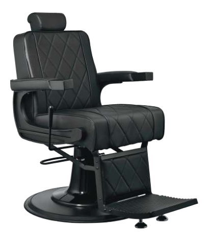 SALON & CO Black Hex Barber Chair
