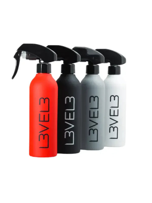 L3VEL3 Rubberized Spray Bottle - Red