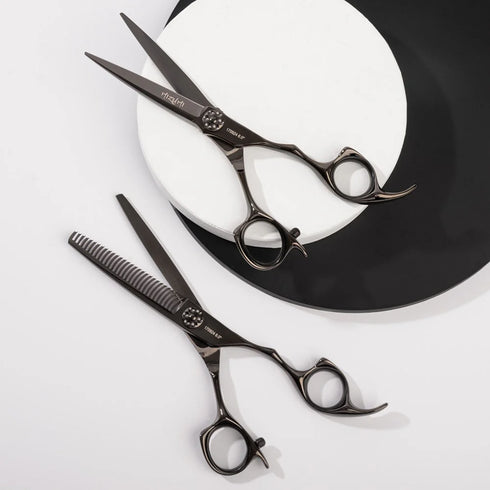 Iceman Mizumi Katani 6.5" Hairdressing Scissors Black
