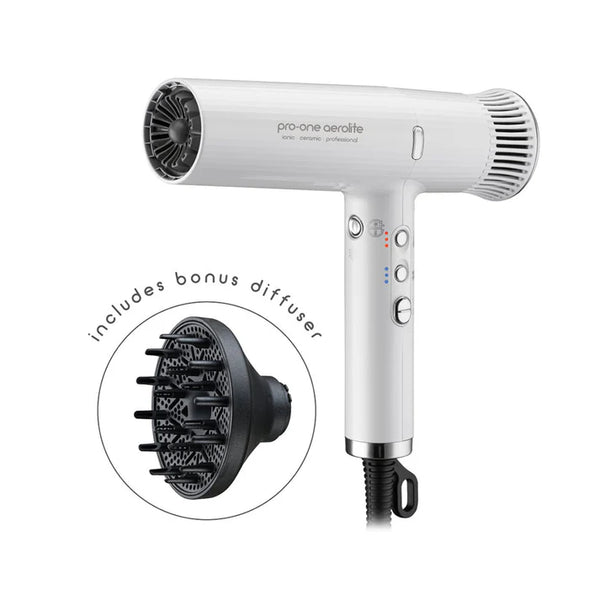 Pro-One AEROLITE Hairdryer - Pearl White