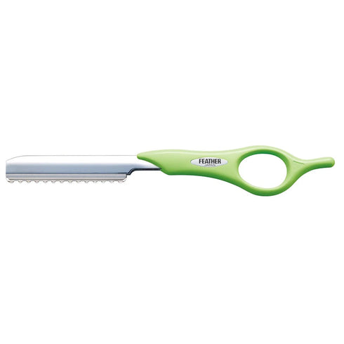 Feather Styling Razor Short Handle - Mint Green