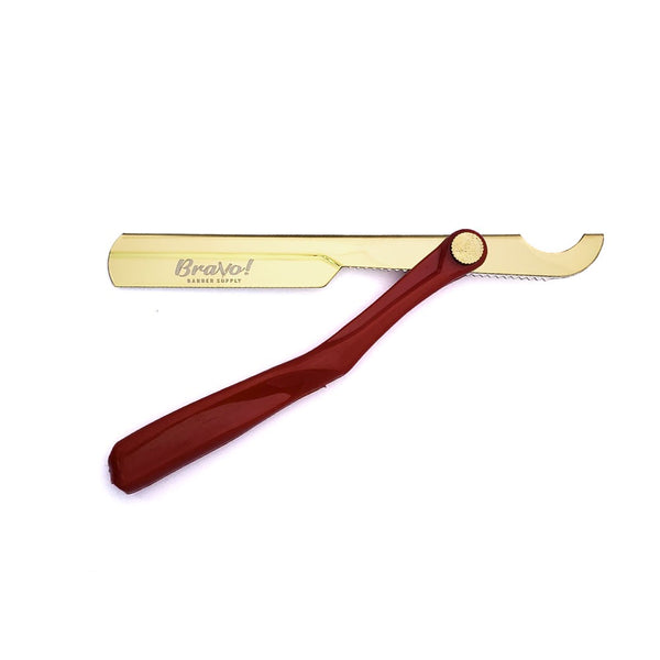 Bravo's Turkish Razor - Gold & Red