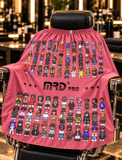 MRD Pro Barber Crew Cape - Pink