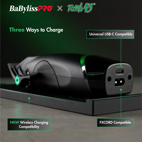 BaBylissPRO x Tomb45 Wireless-Charging Clipper