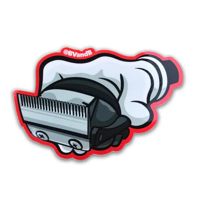 CATCHING FADES BARBER STICKER