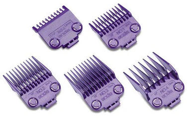 ANDIS Dual Magnet Comb 5pc Set - Master Cordless #0 - #4