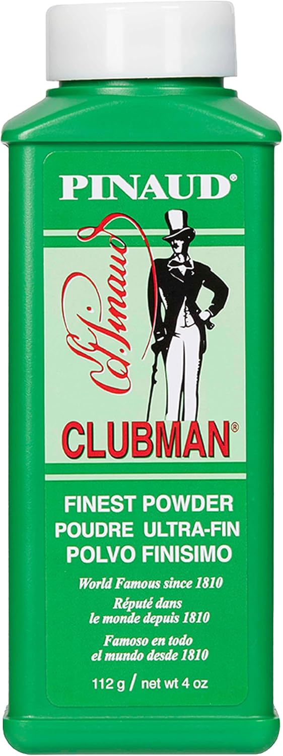 Clubman Pinaud Talc White - 4 oz 112g