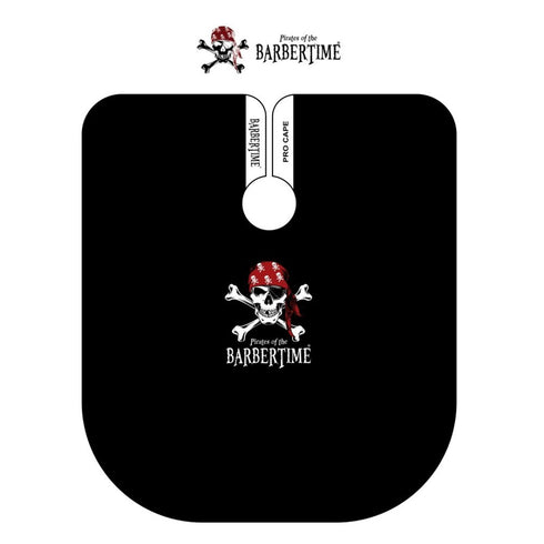 BarberTime Black Pro Barber Cape