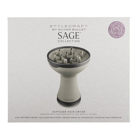 StyleCraft By SilverBullet Sage 2 in 1 Diffuser & Hair Dryer With Ion Generator
