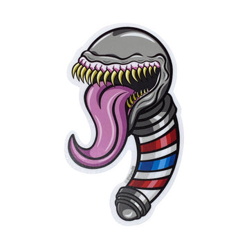 STAY HUNGRY BARBER STICKER